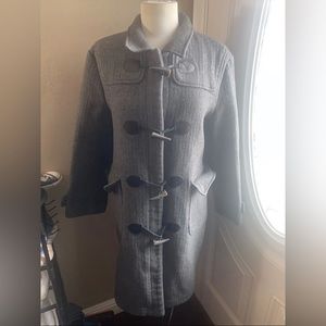 Gray wool coat
